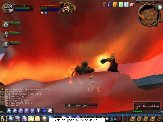 WoW - aici vedetzi ce mare eream eu in comparatzie cu - World Of Warcraft